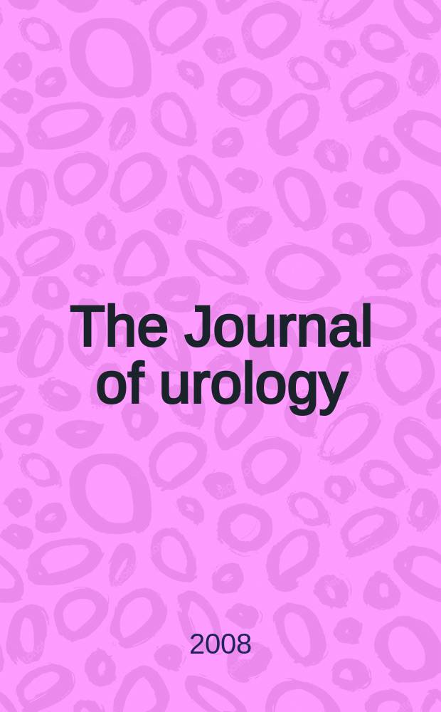 The Journal of urology : Offiс. organ of the Amer. urological assoc. Vol. 180, № 5