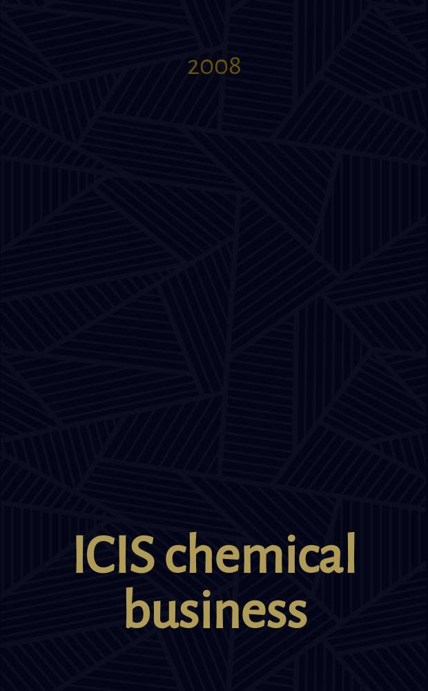 ICIS chemical business : regional intelligence global analysis. Vol. 274, № 15