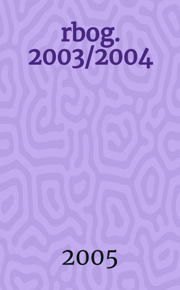 Årbog. 2003/2004