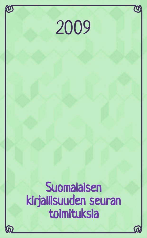Suomalaisen kirjallisuuden seuran toimituksia : Nuoren naisellisuuden koreografioita = Приобретение женственности у девушек через хореографию