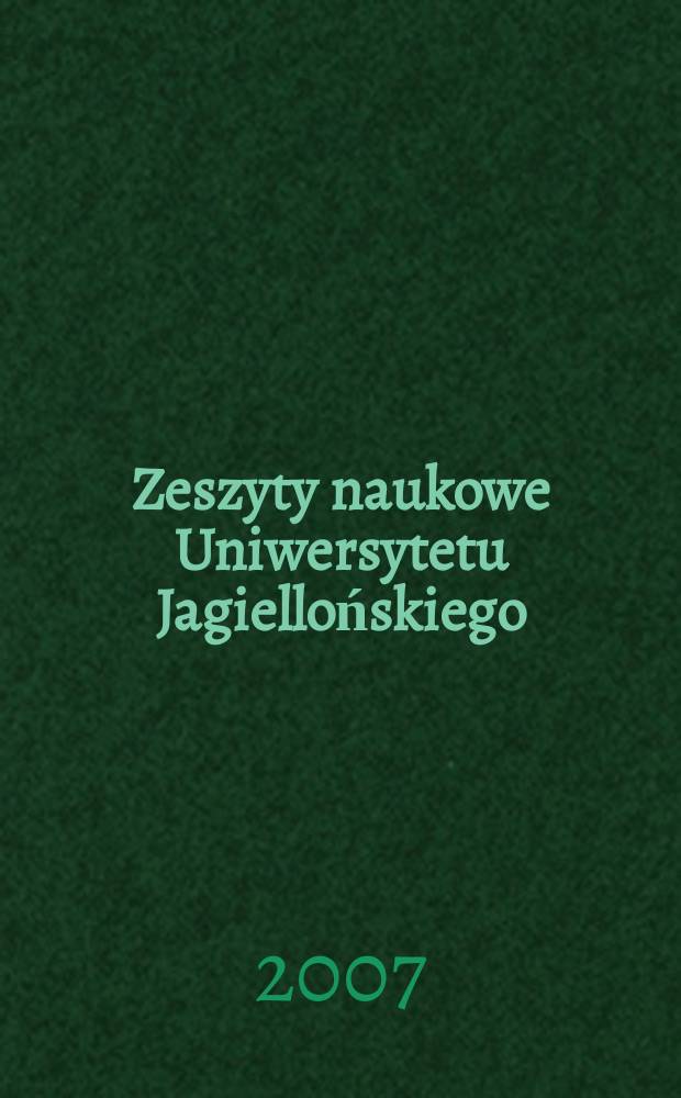 Zeszyty naukowe Uniwersytetu Jagiellońskiego : Problemy religijne Europy nowożytnej i współczesnej = Религиозные проблемы Европы в новое время и в наши дни