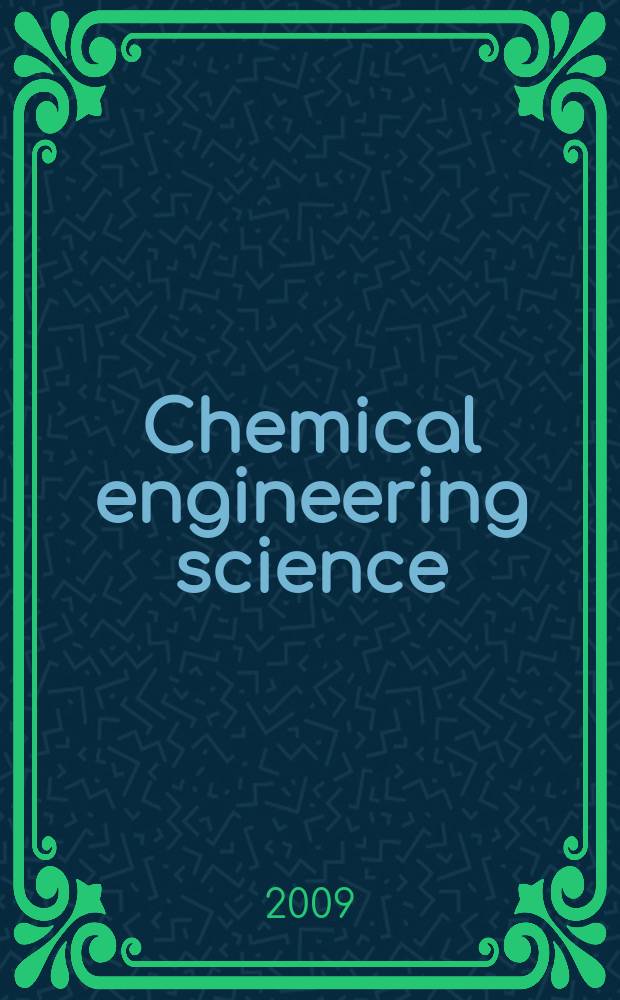 Chemical engineering science : Génie chimique. Vol. 64, № 18