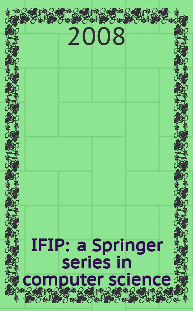 IFIP : a Springer series in computer science : Innovation in manufacturing networks = Инновации в промышленных компьютерных сетях