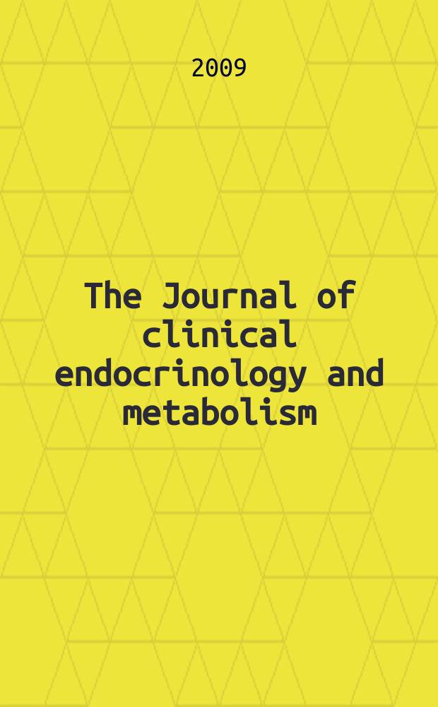 The Journal of clinical endocrinology and metabolism : Official journal of the Endocrine society. Vol. 94, № 11