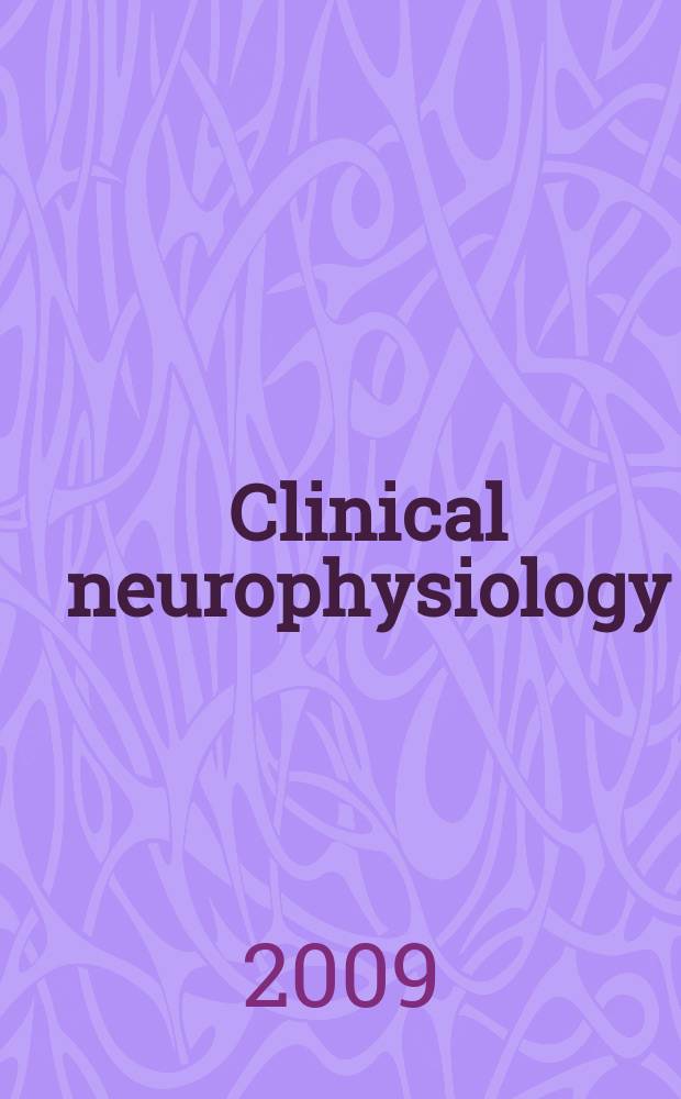 Clinical neurophysiology : Off. j. of the Intern. federation of clinical neurophysiology. Vol. 120, № 9