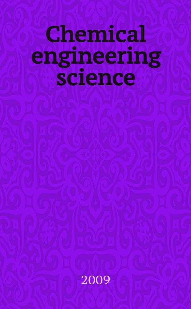 Chemical engineering science : Génie chimique. Vol. 64, № 17