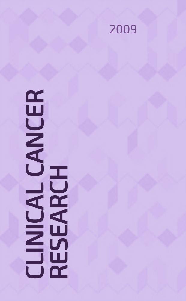Clinical cancer research : An off. j. of the Amer. assoc. for cancer research. Vol. 15, № 24