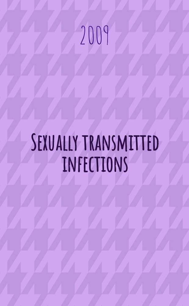 Sexually transmitted infections : Formerly Genitourinary medicine The j. of sexual health & HIV. Vol. 85, № 7