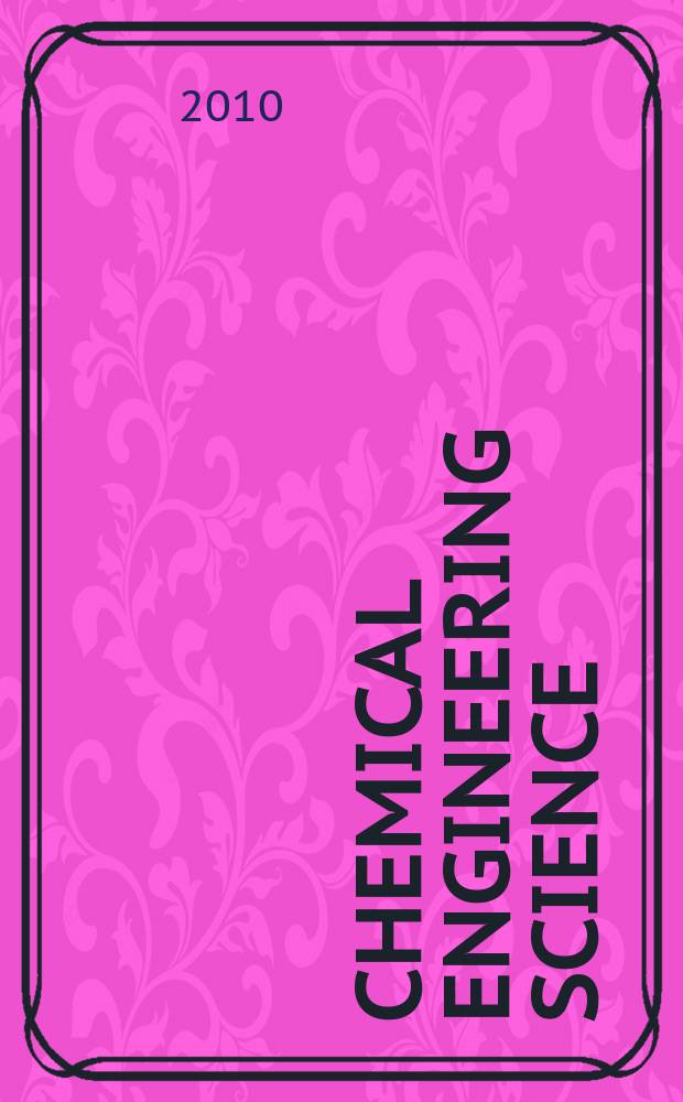 Chemical engineering science : Génie chimique. Vol. 65, № 3
