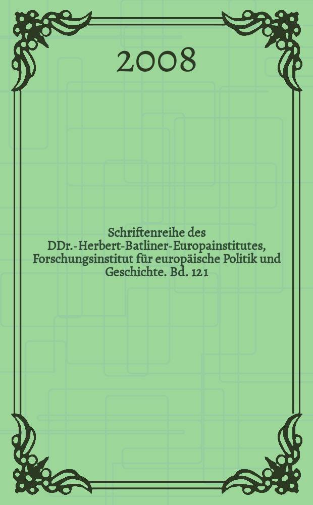 Schriftenreihe des DDr.-Herbert-Batliner-Europainstitutes, Forschungsinstitut für europäische Politik und Geschichte. Bd. 12 [1] : Österreich im Europarat, 1956-2006 = Австрия в Совете Европы, 1956-2006: результат 50-летнего единства