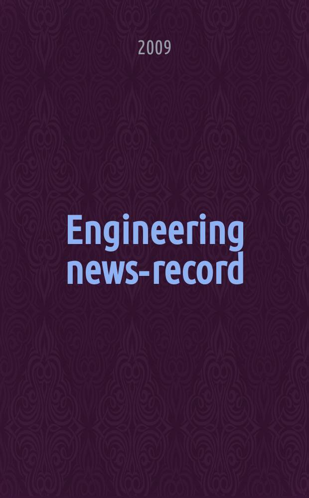 Engineering news-record : Devoted to civil engineering and contracting. Vol. 263, № 20
