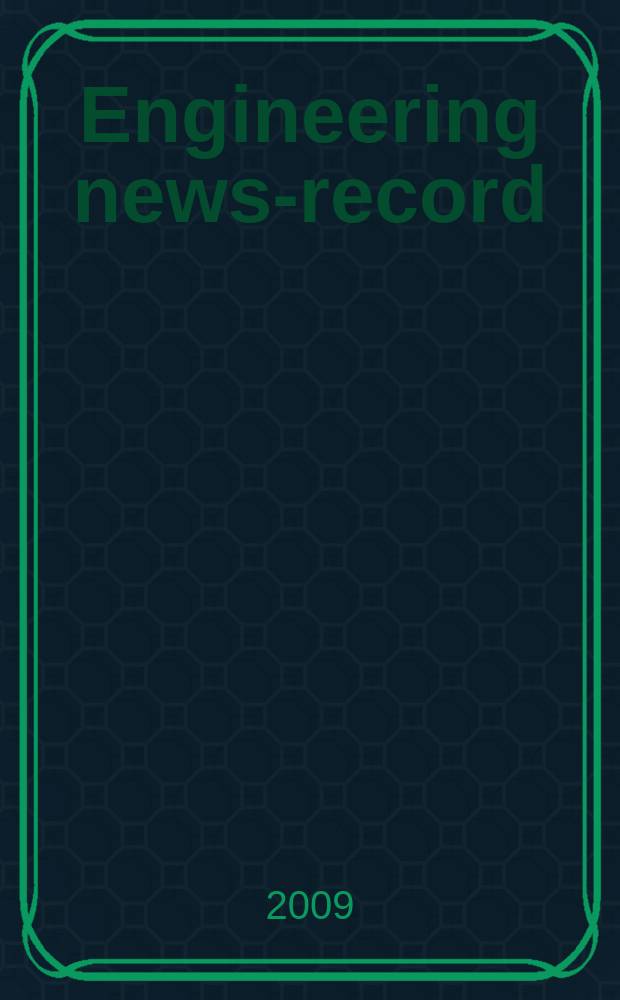 Engineering news-record : Devoted to civil engineering and contracting. Vol. 263, № 19