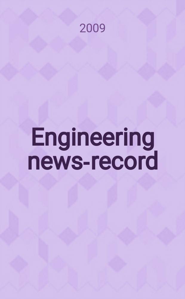 Engineering news-record : Devoted to civil engineering and contracting. Vol. 263, № 13