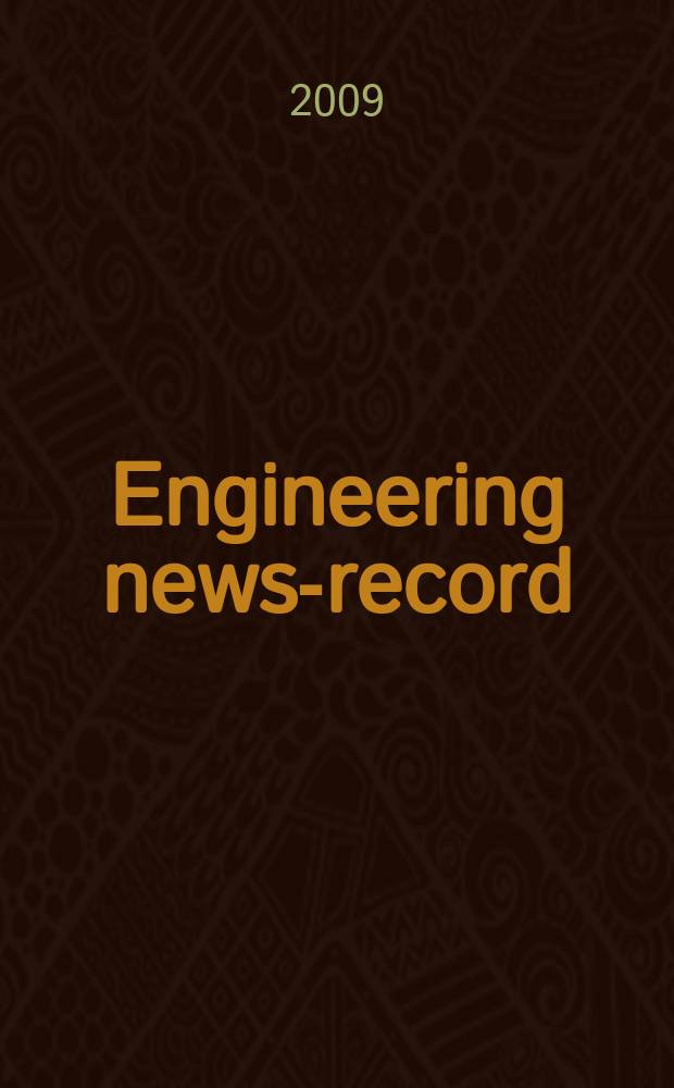 Engineering news-record : Devoted to civil engineering and contracting. Vol. 263, № 9