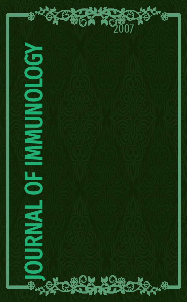 Journal of immunology : Publ. monthly by the American association of immunologists. Vol.178, № 9