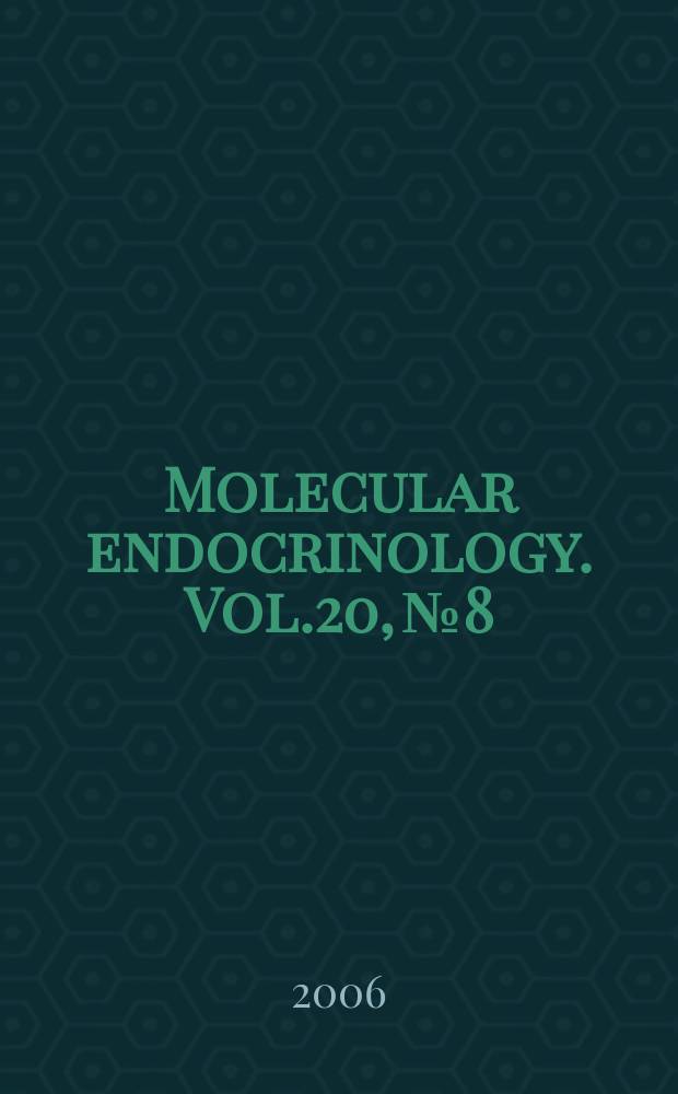 Molecular endocrinology. Vol.20, № 8