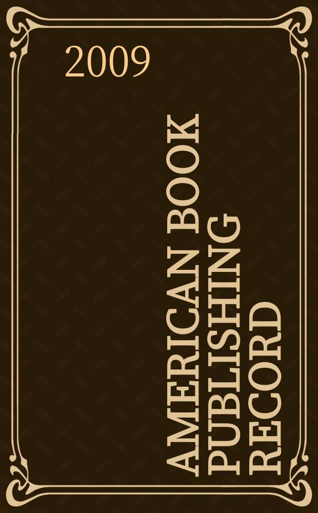 American book publishing record : A record of American book production in ... as catalogued by the Library of Congress and annotated by Publishers' weekly in the monthly issues of the American book publishing record Arranged by subject according to the Dewey decimal classification and indexed by author and by title. Vol. 50, № 9