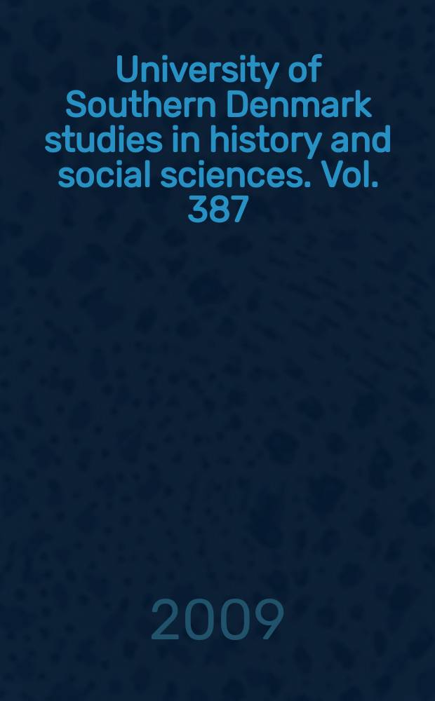 University of Southern Denmark studies in history and social sciences. Vol. 387 : De store kommissioner = Основные комиссии: мудрецы, дегустаторы или полезные идиоты