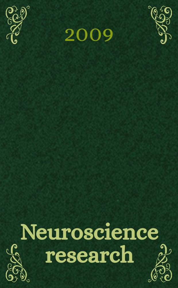 Neuroscience research : The offic. j. of the Japan neuroscience soc. Vol. 65, № 2