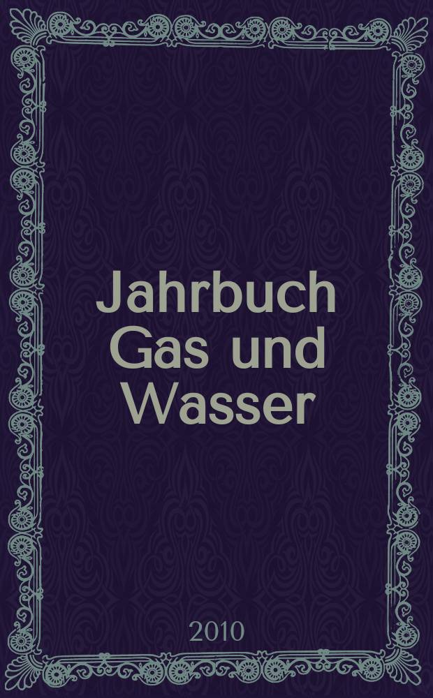 Jahrbuch Gas und Wasser