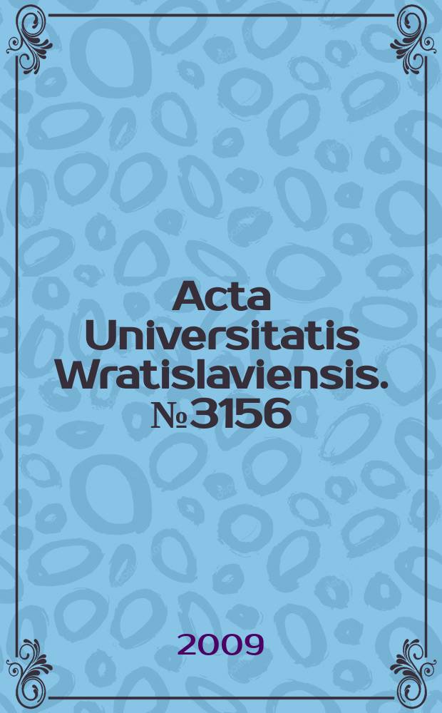 Acta Universitatis Wratislaviensis. № 3156 : Materiał rzeżby = Материал скульптуры