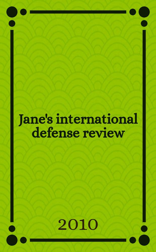 Jane's international defense review : Jane's IDR. Vol. 43, Jan.