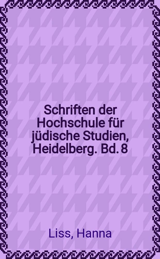 Schriften der Hochschule für jüdische Studien, Heidelberg. Bd. 8 : Tanach - Lehrbuch der jüdischen Bibel = Танах - учебник еврейской Библии