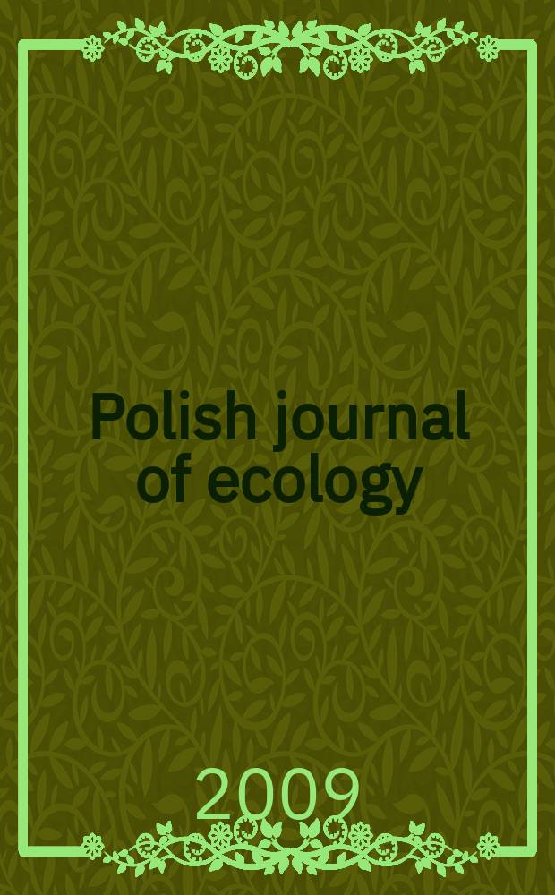 Polish journal of ecology : Form. Ekologia pol. Vol. 57, № 1
