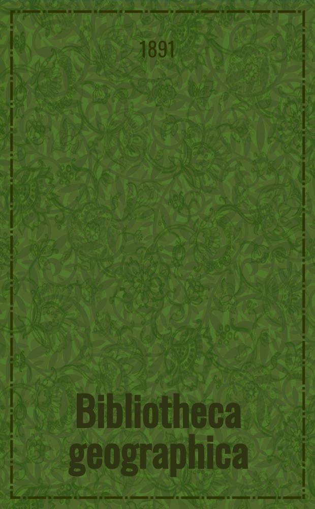 Bibliotheca geographica