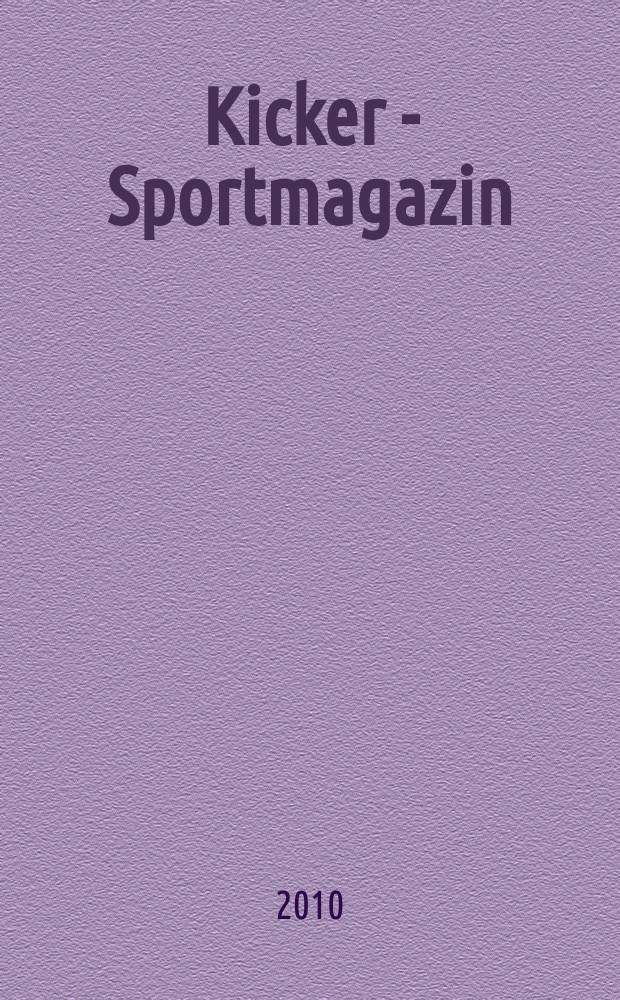 Kicker - Sportmagazin : Deutschlands grösste Sportzeitung. 2010, № 14