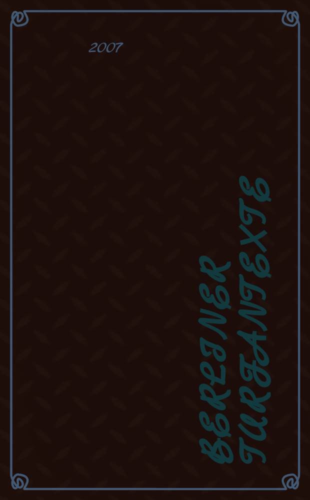 Berliner Turfantexte = БерлинскиеТурфанские тексты.