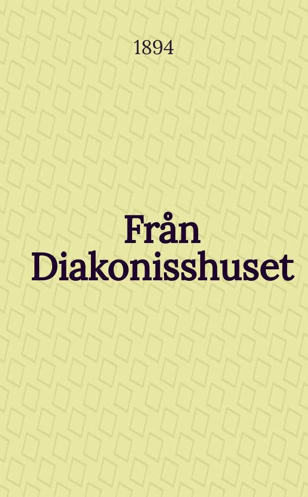 Från Diakonisshuset