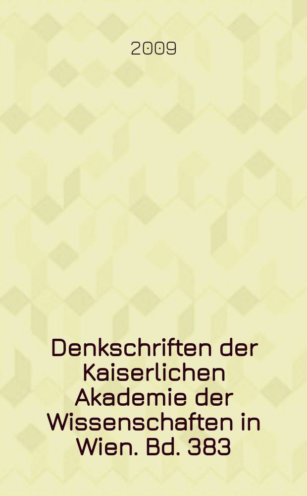Denkschriften der Kaiserlichen Akademie der Wissenschaften in Wien. Bd. 383 : Lexikon der Aufschriften auf grichischen Münzen = Словарь надписей на греческих монетах