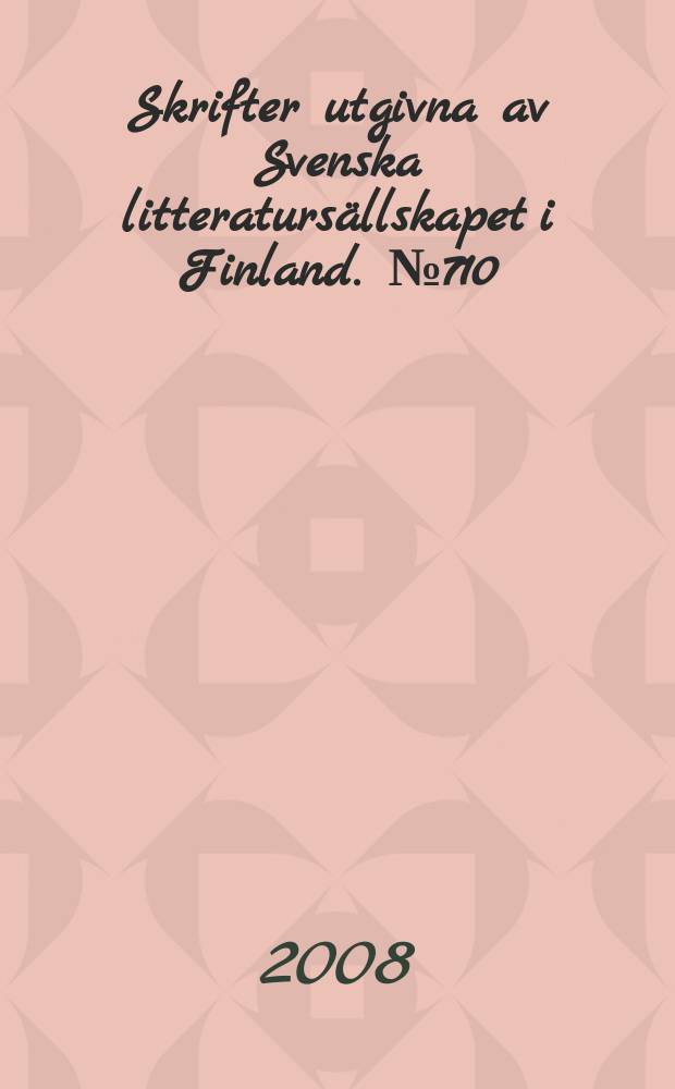 Skrifter utgivna av Svenska litteratursällskapet i Finland. № 710:1 : Biografiskt lexikon för Finland = Биографические словари для Финляндии