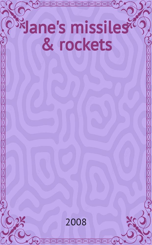Jane's missiles & rockets : Incorp. precision guided munitions. Vol. 12, № 11