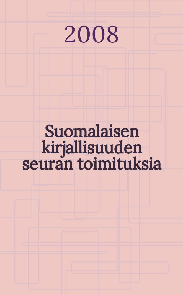 Suomalaisen kirjallisuuden seuran toimituksia : Valkoiset ruusut = Белые розы