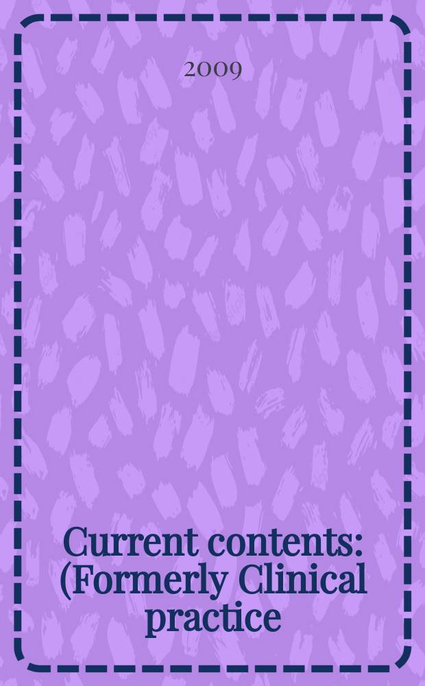 Current contents : (Formerly Clinical practice). Vol. 37, № 6