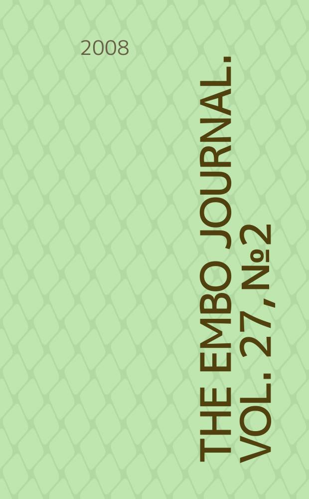 The EMBO journal. Vol. 27, № 2