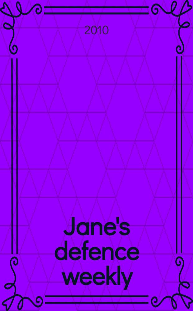 Jane's defence weekly : An intern. Thomson publ. Vol. 47, № 9
