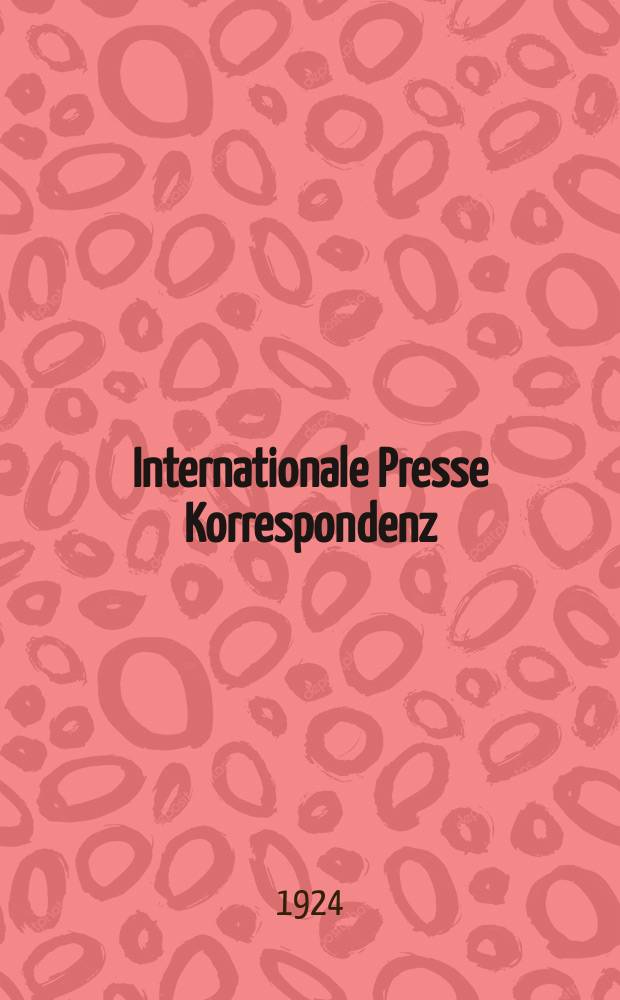 Internationale Presse Korrespondenz