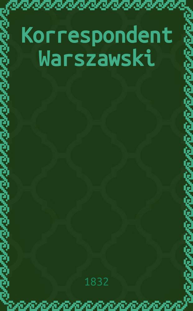 Korrespondent Warszawski