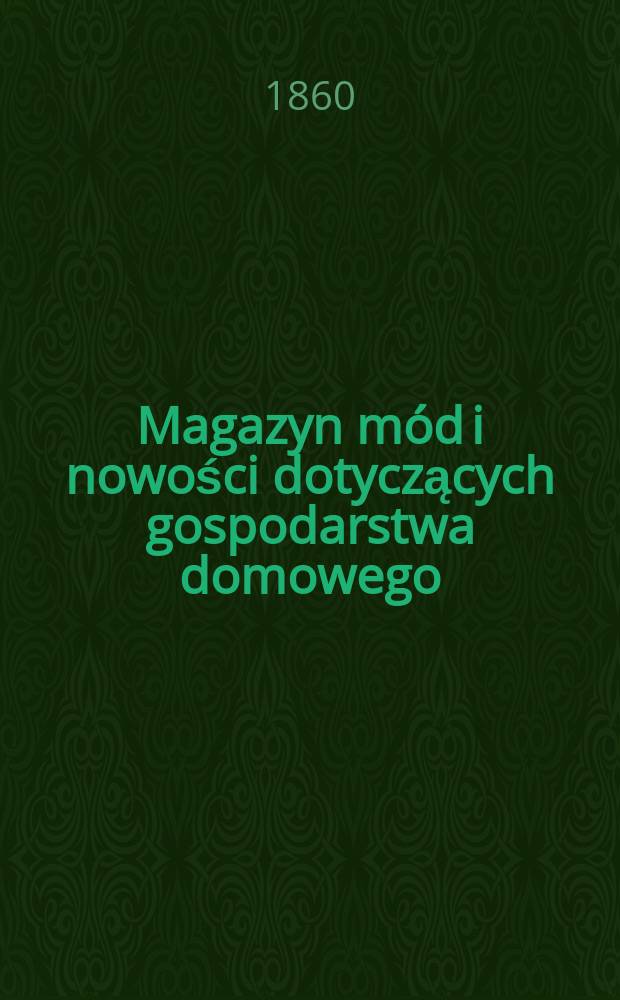 Magazyn mód i nowości dotyczących gospodarstwa domowego