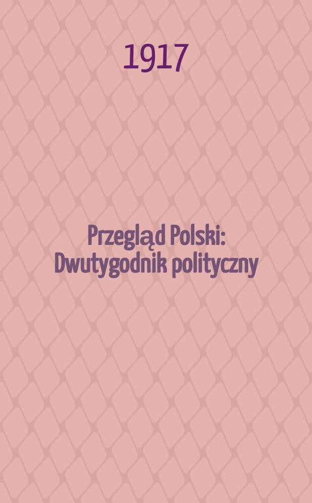 Przegląd Polski : Dwutygodnik polityczny