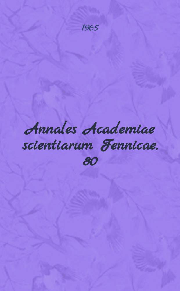 Annales Academiae scientiarum Fennicae. 80 : The Pleistocene of Fuego-Patagonia