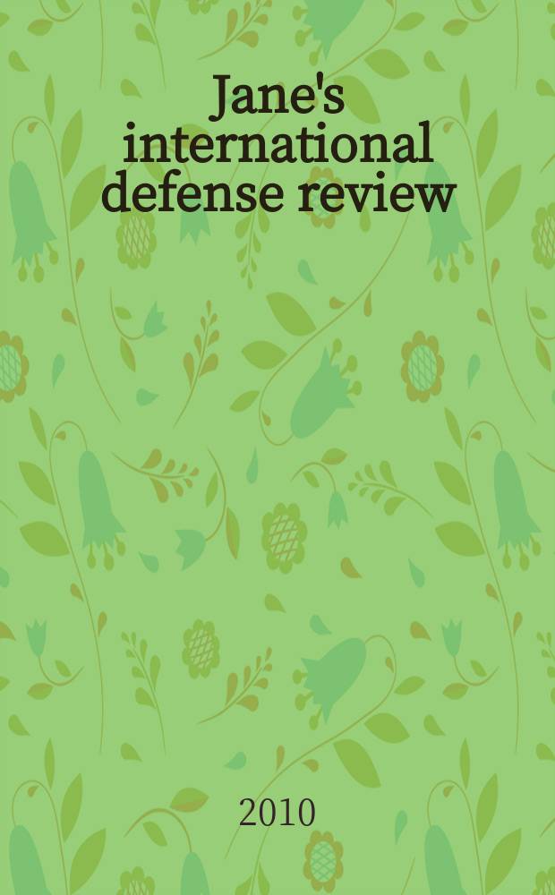 Jane's international defense review : Jane's IDR. Vol. 43, Sept.