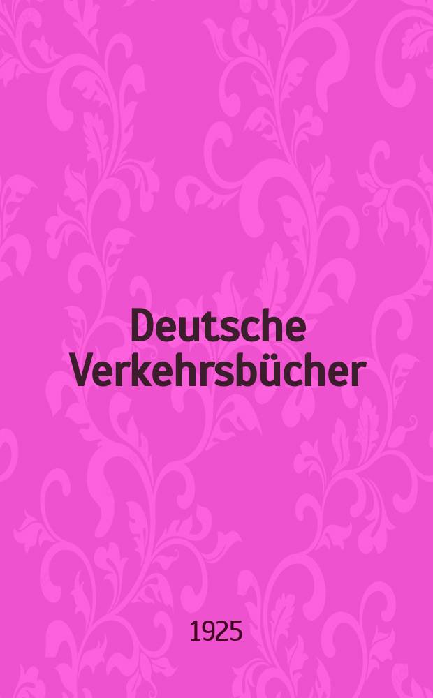 Deutsche Verkehrsbücher