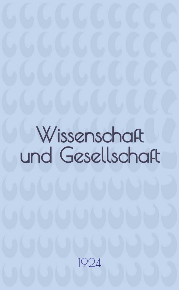 Wissenschaft und Gesellschaft
