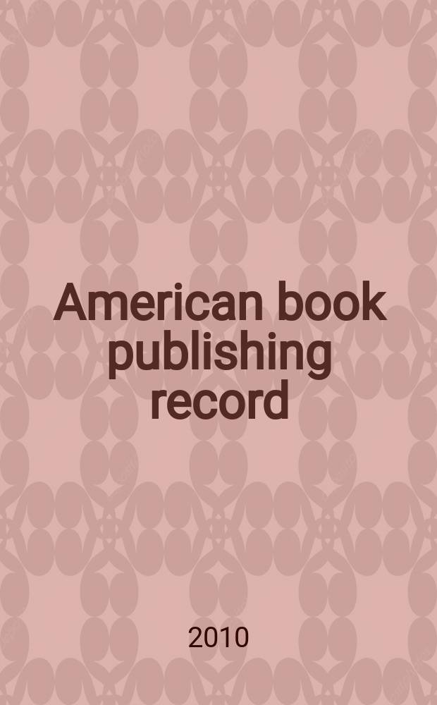 American book publishing record : A record of American book production in ... as catalogued by the Library of Congress and annotated by Publishers' weekly in the monthly issues of the American book publishing record Arranged by subject according to the Dewey decimal classification and indexed by author and by title. Vol. 51, № 4