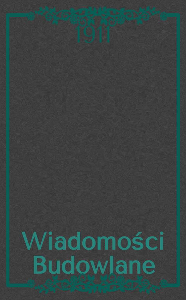 Wiadomości Budowlane