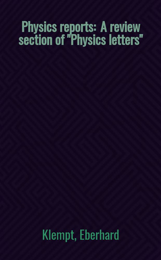 Physics reports : A review section of "Physics letters" (Sect. C). Vol. 454, № 1/4 : Glueballs, hybrids, multiquarks. Experimental facts versus QCD inspired concepts